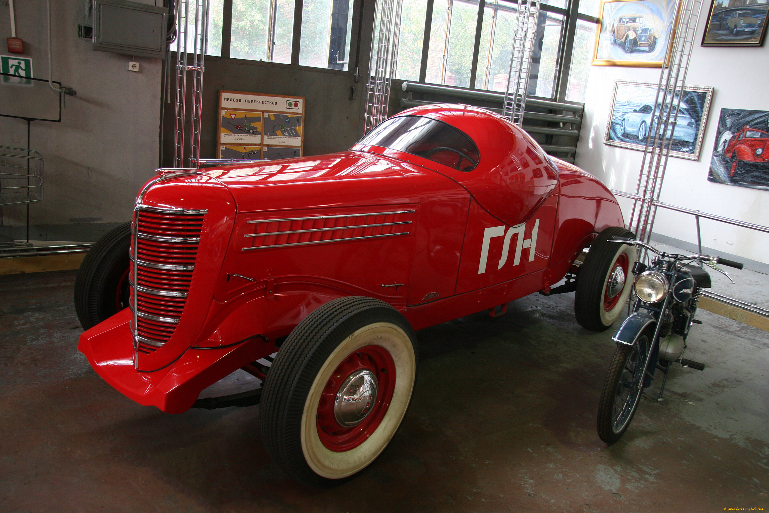 vintage russian race car gaz gl1 1940, , , vintage, 1940, gl1, gaz, car, race, russian